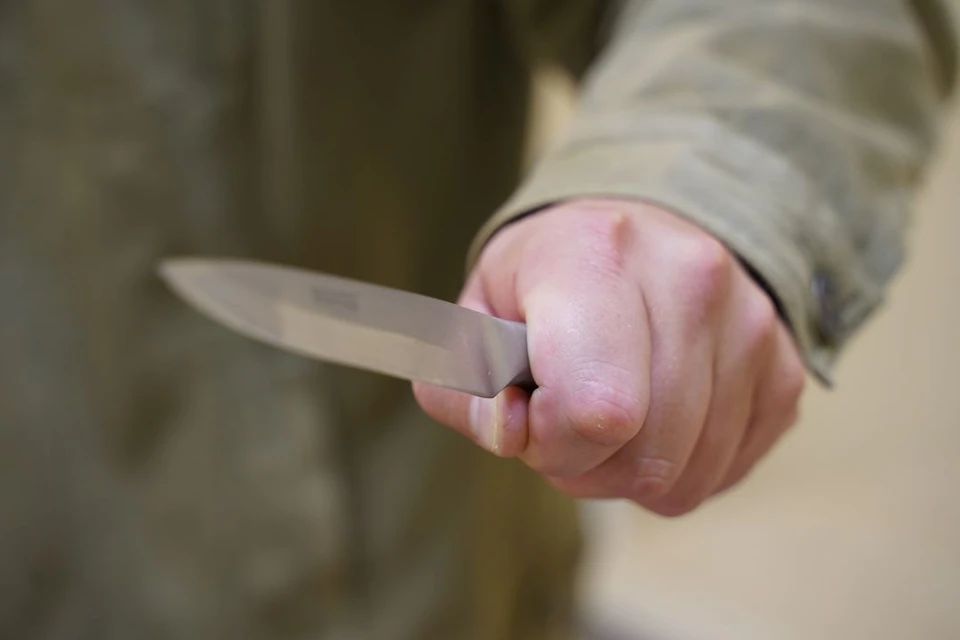 В квартире обнаружили двух зарезанных людей.