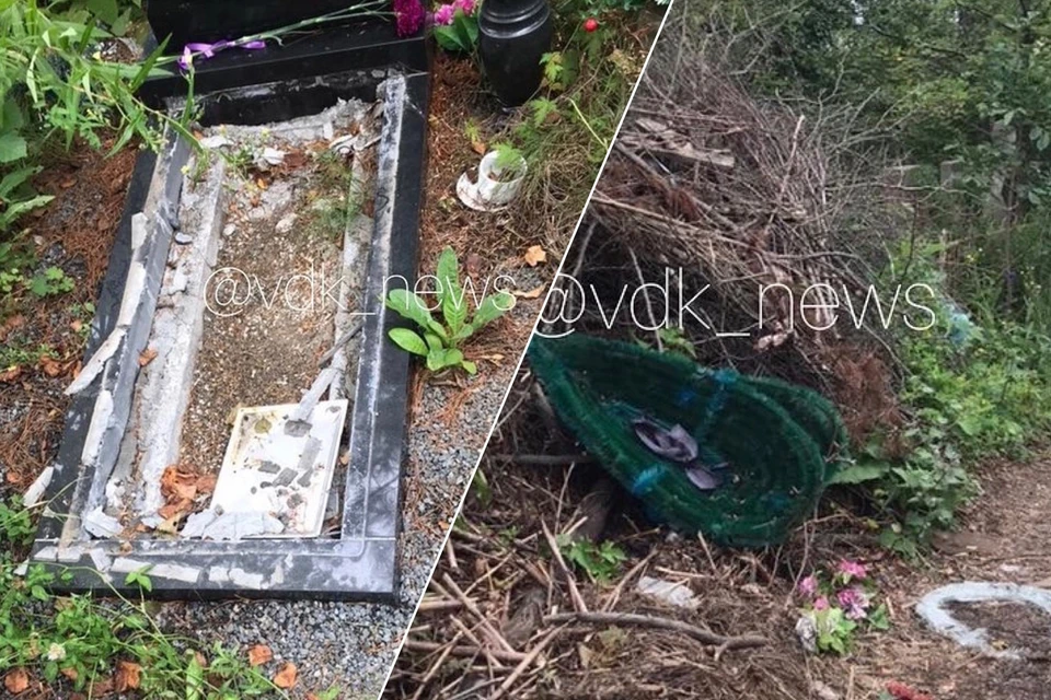 Теперь на кладбище не только складируют мусор, но и воруют могильные плиты
