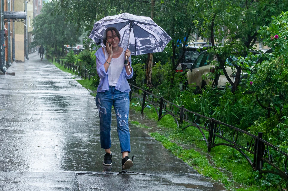 Дожди продлятся до следующих выходных