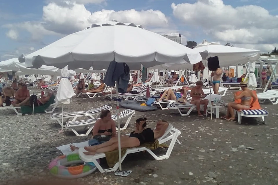 В Сочи полно туристов