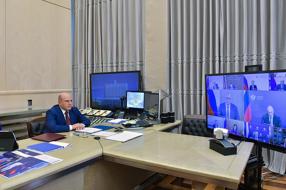 Об этом сообщил Михаил Мишустин на заседании правительства во вторник. Фото: Александр Астафьев/POOL/ТАСС