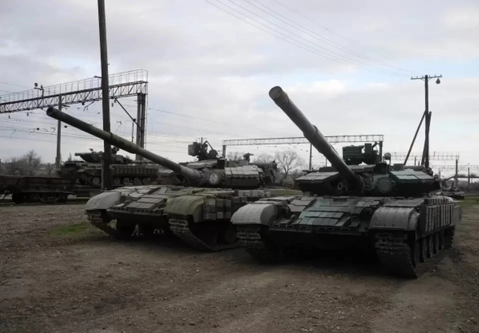 Украинские военные регулярно проводят учения на границе с Крымом