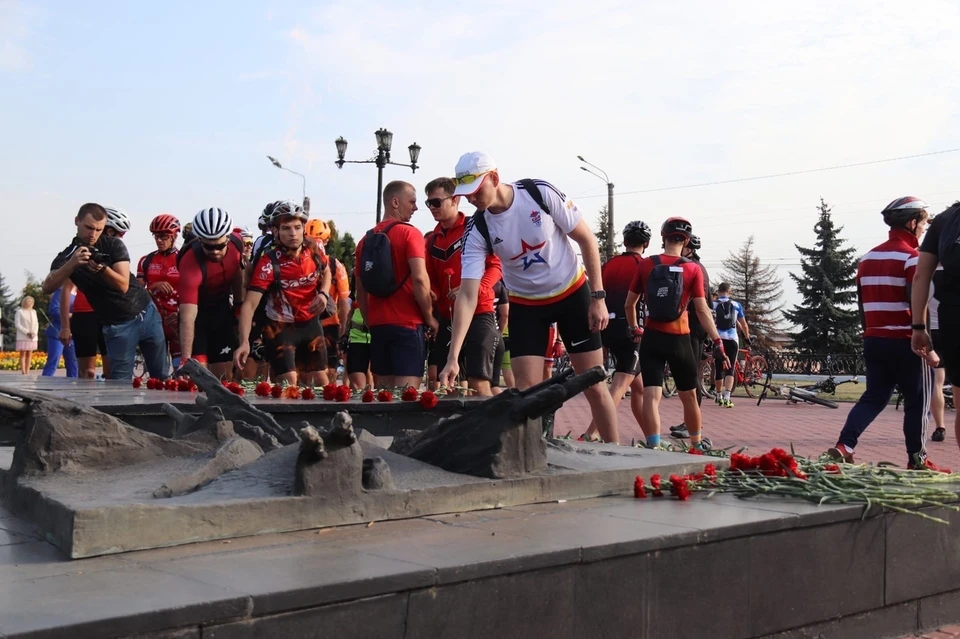 Маршрут проложили от мемориального комплекса в Курске до стелы «Ангел Мира» на Тепловских высотах