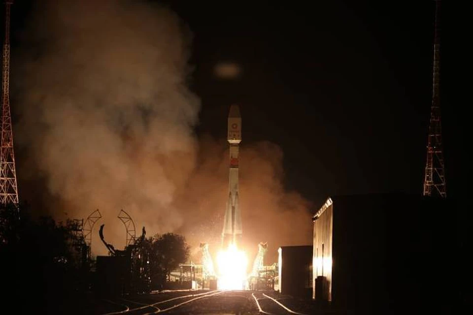 Ракета-носитель «Союз-2.1б» с 34 спутниками связи OneWeb стартовала с космодрома Байконур