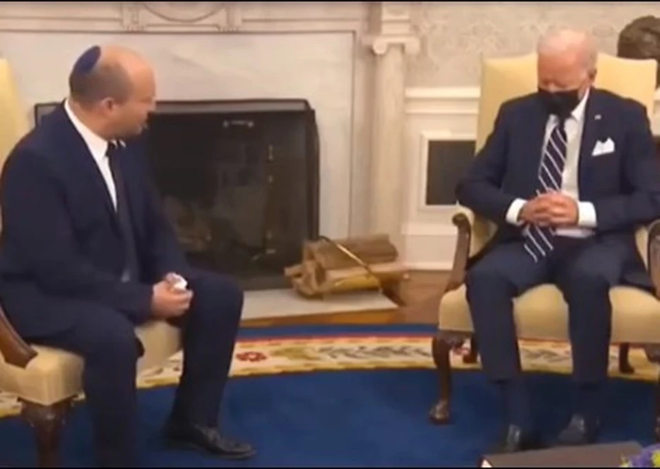 Джо Байден заснул на пресс-конференции с премьер-министром Израиля