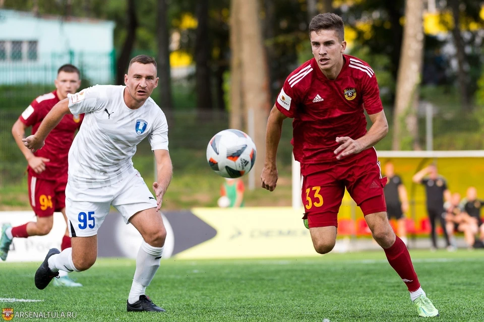 Калужане уступили со счетом 0:2.