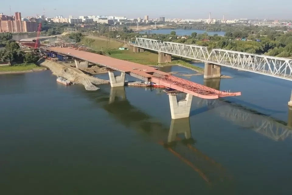 Стала известна стоимость проезда по новому четвертому мосту в Новосибирске. Фото: ГК "ВИС"