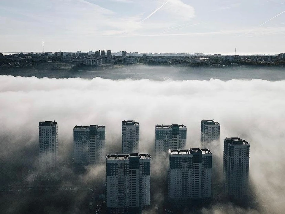 Сказочный туман окутал Нижний Новгород 11 сентября