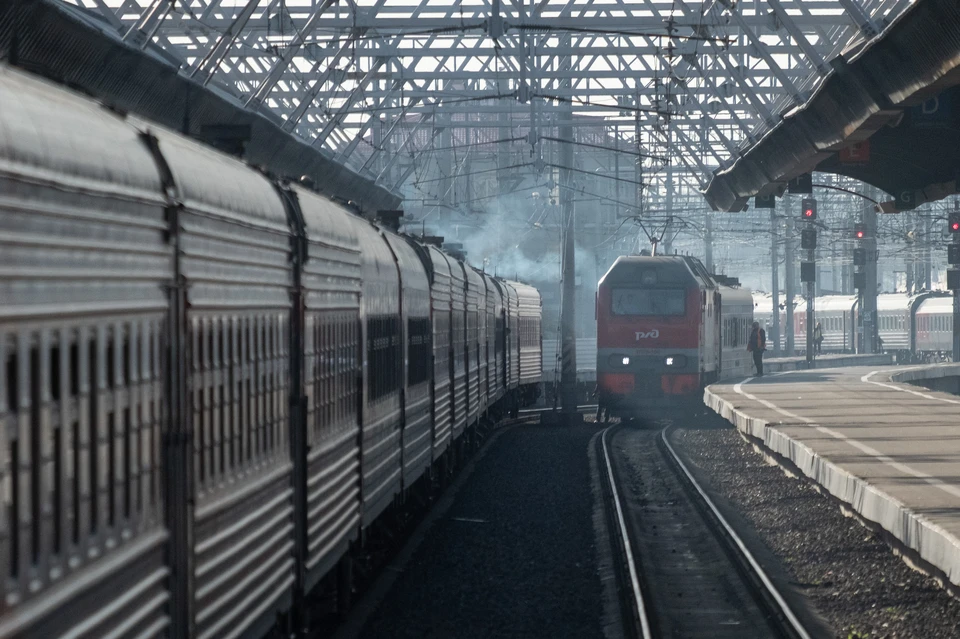 Московский вокзал Петербурга подтопило из-за ливня