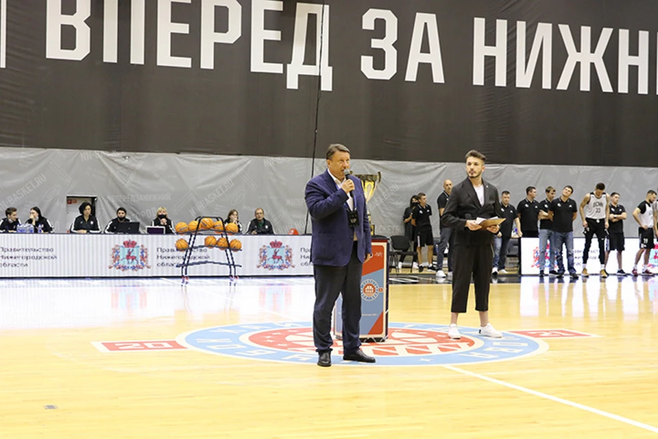 Олег Лавричев принял участие в открытии первого баскетбольного турнира Кубок Хайретдинова.