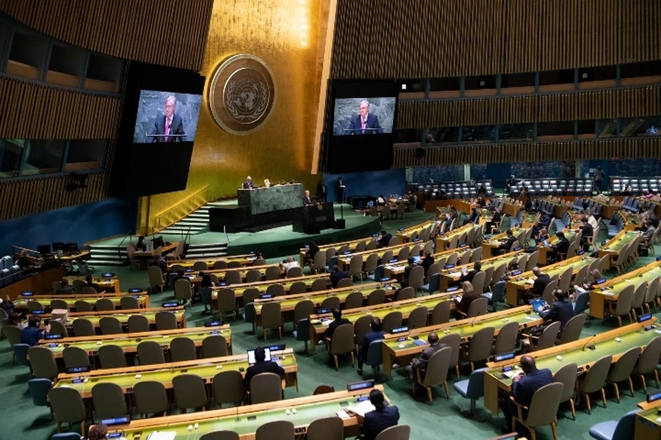 В начале сессии Генассамблеи к участникам обратился генеральный секретарь ООН Антониу Гутерриш
