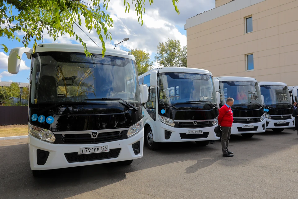 В Красноярском крае на маршруты выйдут 30 новых пассажирских автобусов. Фото: КОФМАН Вадим