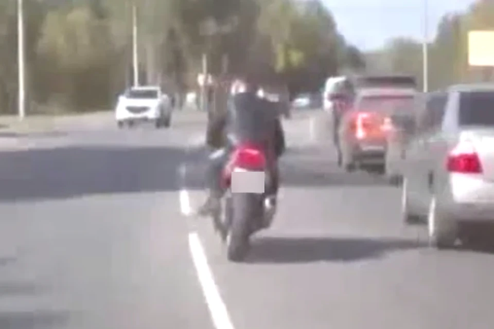 Пьяный мотоциклист устроил гонки с полицейскими на трассе Ангарск-Иркутск