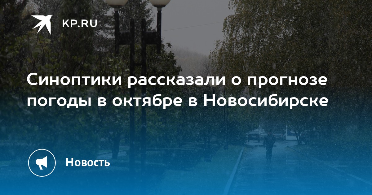 Синоптики рассказали о прогнозе погоды в октябре в Новосибирске - Vimarsana News