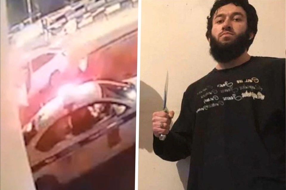 Фрагмент нападения и осужденный террорист