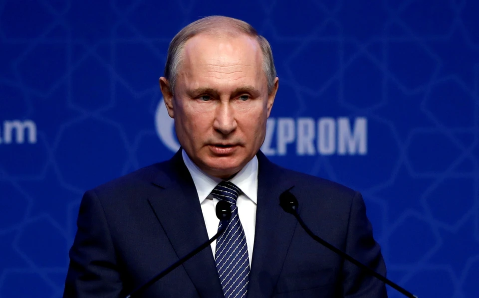 Президент России Владимир Путин выступил в Санкт-Петербурге
