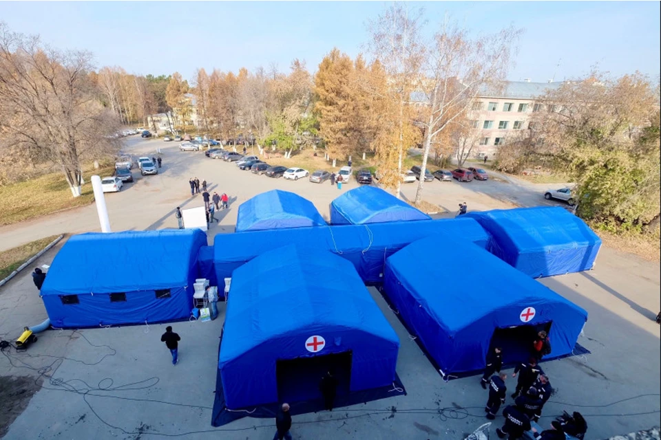 Комплекс может принять 60 больных. Фото: пресс-служба правительства Новосибирской области