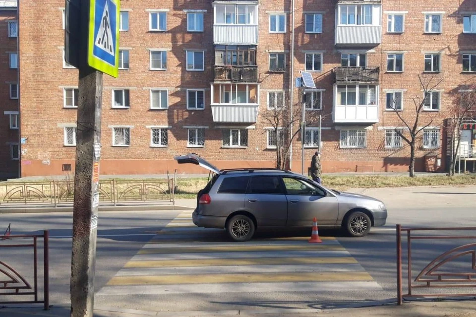 Водитель иномарки сбил пятиклассника на «зебре» в Иркутске. Фото: ГИБДД ГУ МВД по Иркутской области