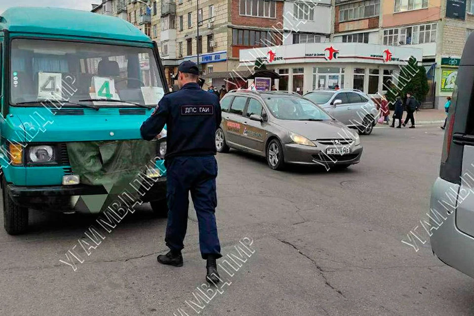 ДТП произошло в Бендерах (Фото: МВД Приднестровья).