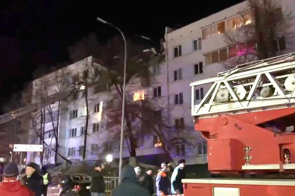 Видео с места взрыва в жилом доме в Набережных Челнах опубликовали очевидцы Фото: соцсети