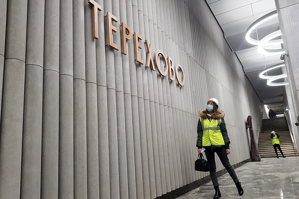 Строительство станции "Терехово" началось в мае 2018 года, основные работы завершены и вот-вот она откроется для пассажиров