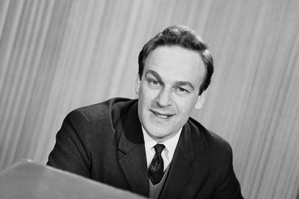 Диктор Центрального телевидения Игорь Кириллов, ноябрь 1965 года. Фото: Валерий Генде-Роте/ТАСС