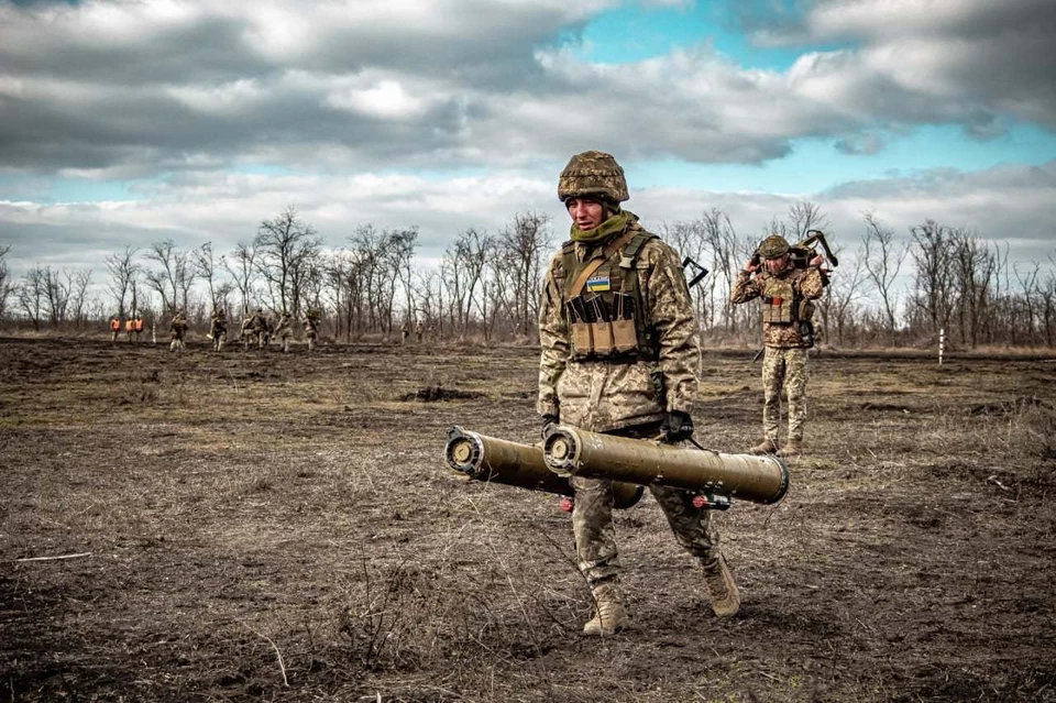 В Донбассе украинские военные установили новые блокпосты. Фото: штаб ООС
