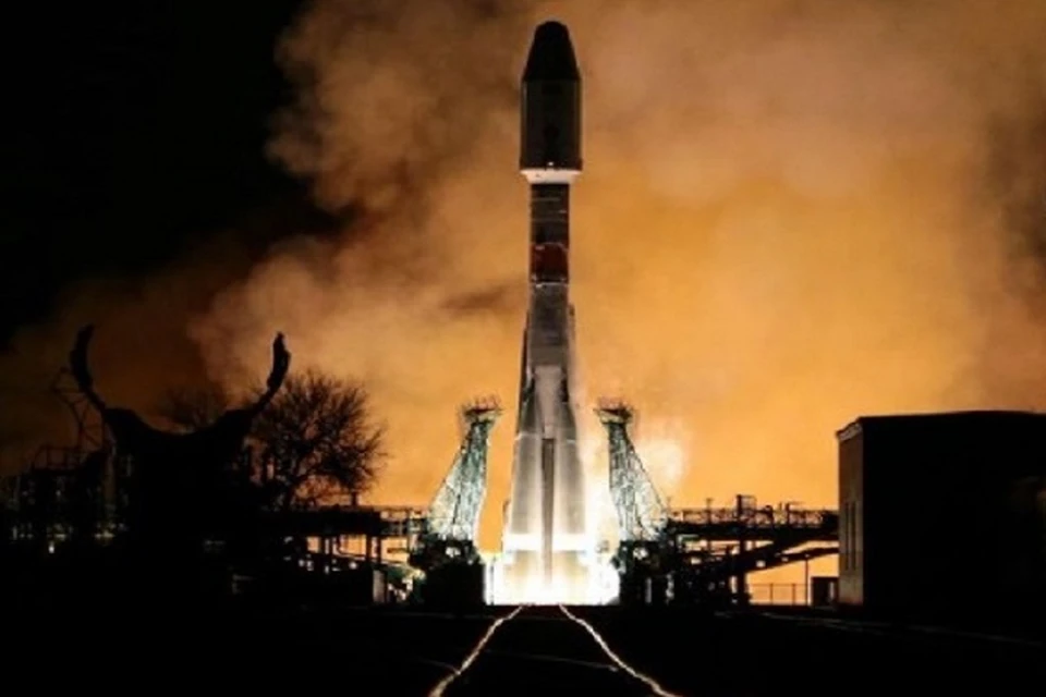 Пуск ракеты-носителя с узловым модулем "Причал". Фото: Роскосмос
