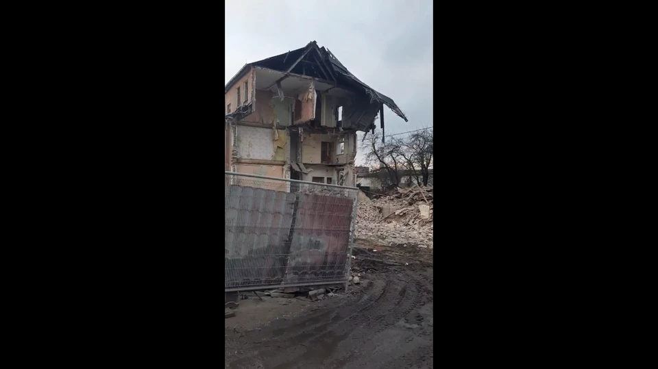 Снос комендатуры на Транспортной