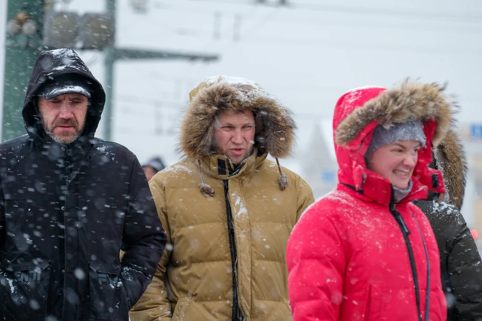 Снег и мороз ждут петербуржцев в понедельник.