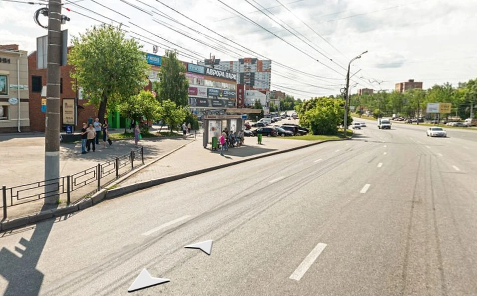 Ижевчане жалуются, что автобусы останавливаются на второй полосе. Фото: Яндекс.Карты