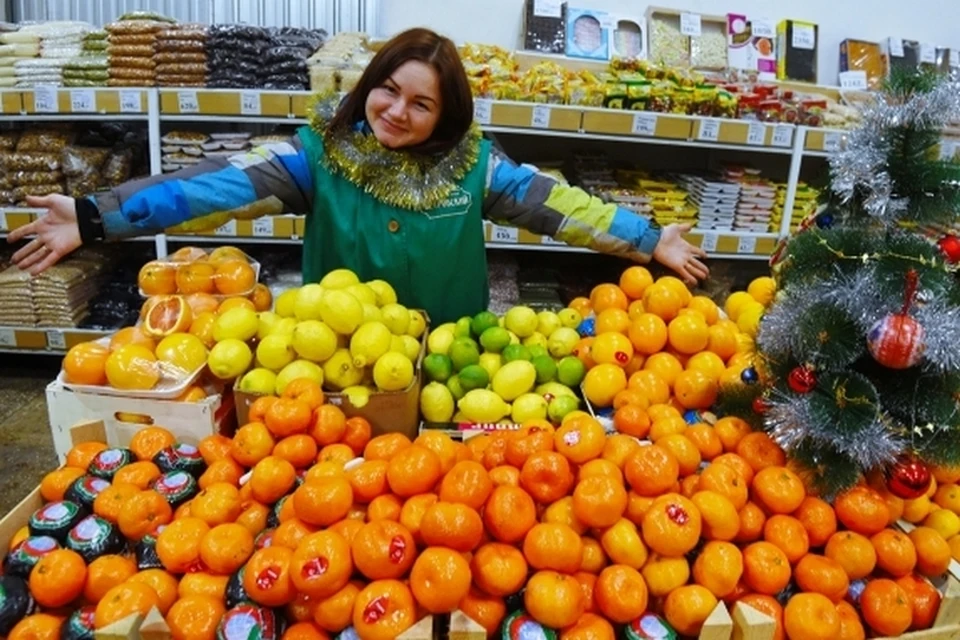 Цены на мандарины в хабаровских магазинах ощутимо «кусаются»