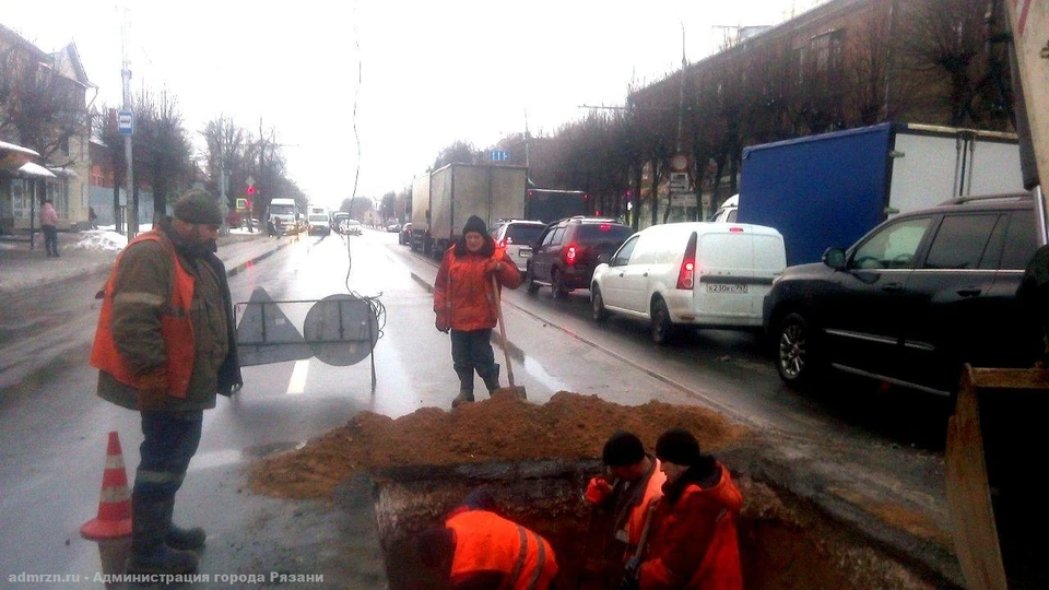 В рязанском поселке Шлаковый временно отключили отопление