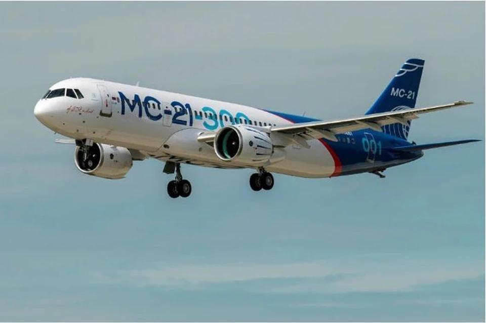 Собранный на Иркутском авиазаводе авиалайнер МС-21-300 совершил первые рейсы с пассажирами на борту. Фото: авиазавод Иркутска