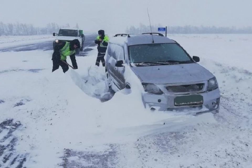 Аварии автомобилей в сильный Мороз