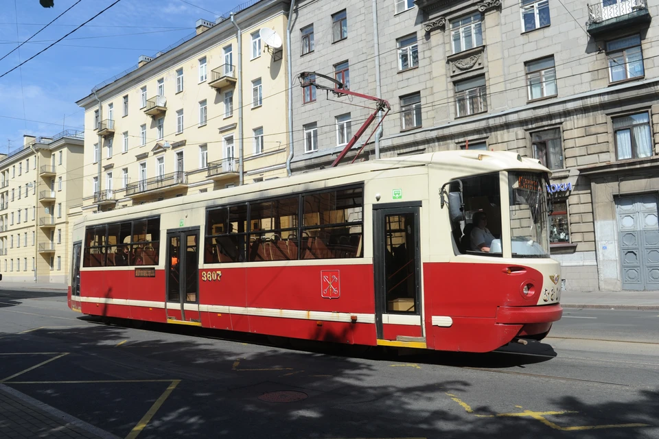 Трамвай №40 в Петербурге изменит трассу на полгода