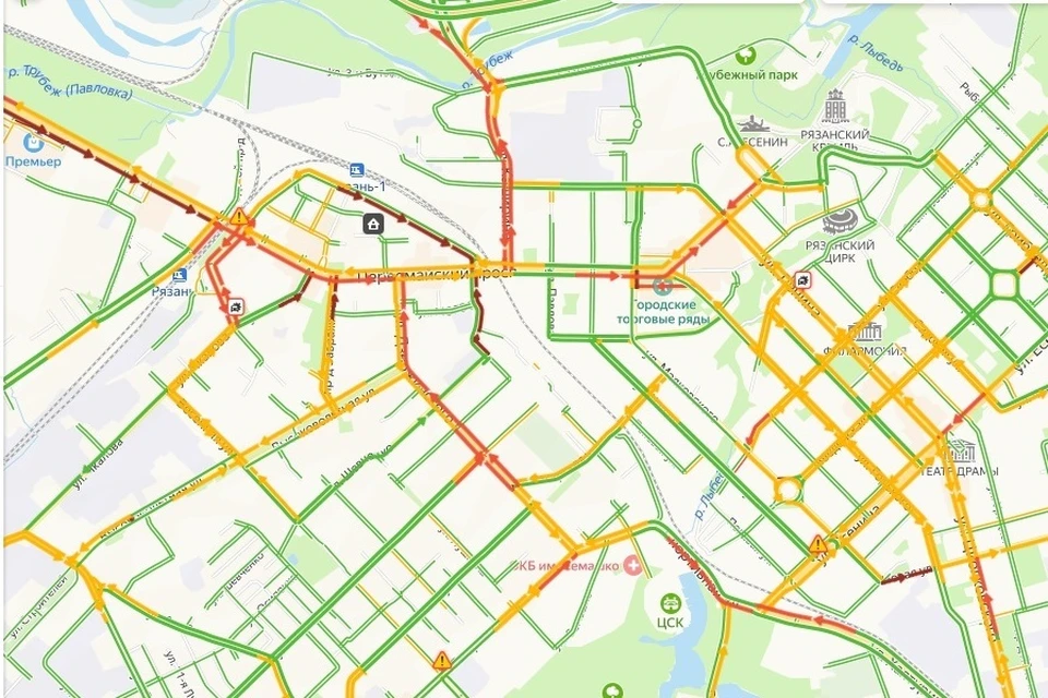 Карта рязани пробки. Яндекс пробки Рязань. Яндекс пробки Рязань онлайн сейчас. Пробки Рязань.