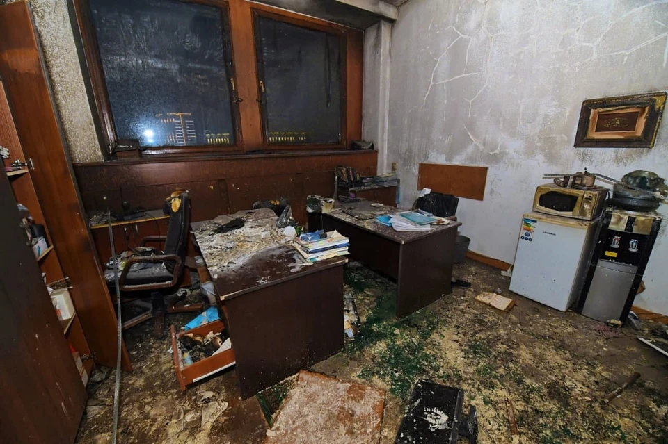 Последствия визита протестующих в мэрию Алма-Аты.