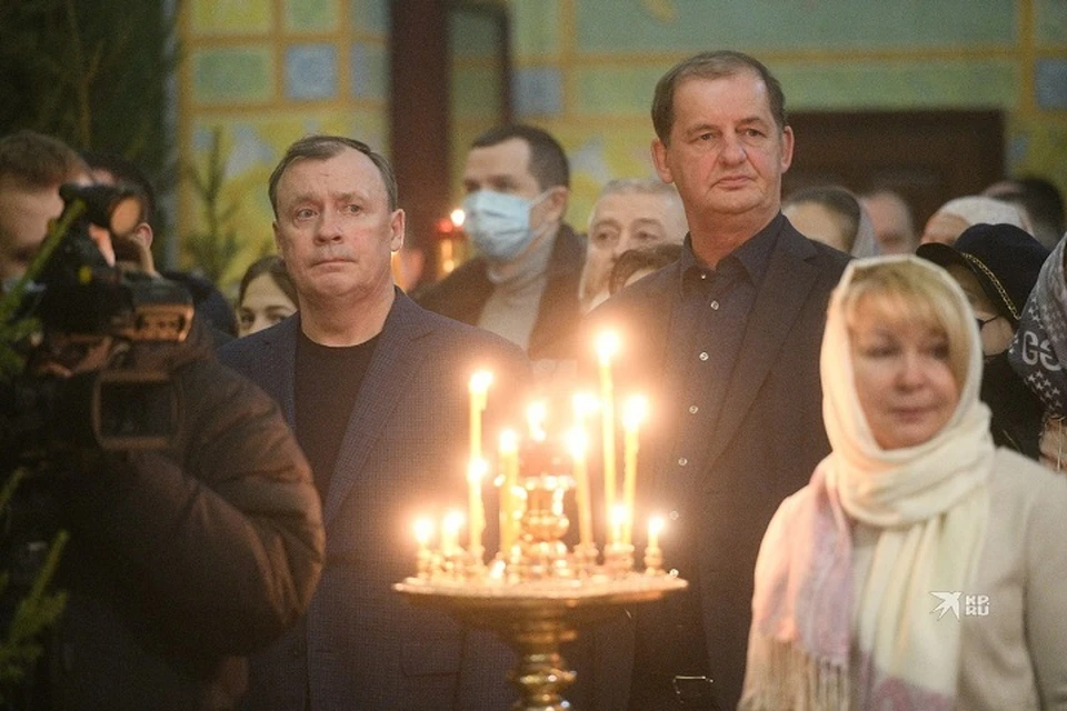 Андрей Симановский и Алексей Орлов приняли участие в Рождественской литургии