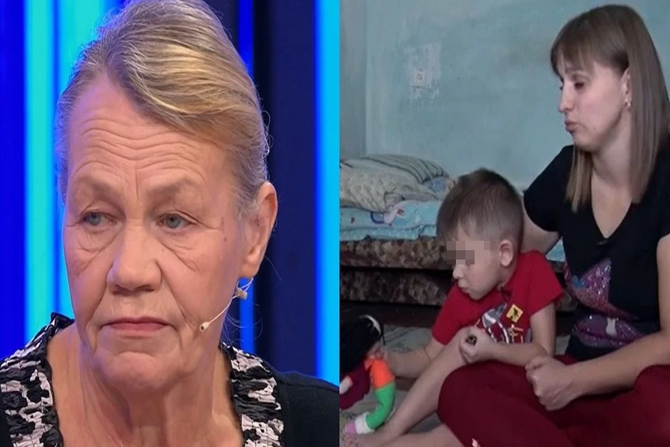 Пенсионерка из Новосибирска на телешоу доказала, что ее внук ей не родной. Фото: кадр из видео // "1 Канал" // "Мужское//Женское".
