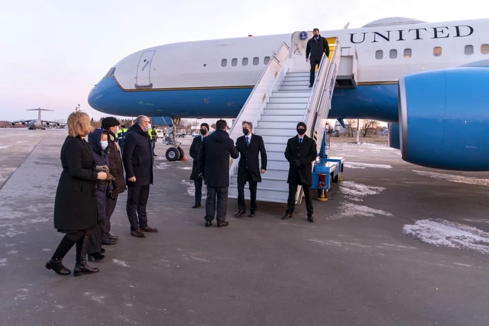 Госсекретарь США Блинкен прибыл с визитом в Киев. Фото: Госдеп США