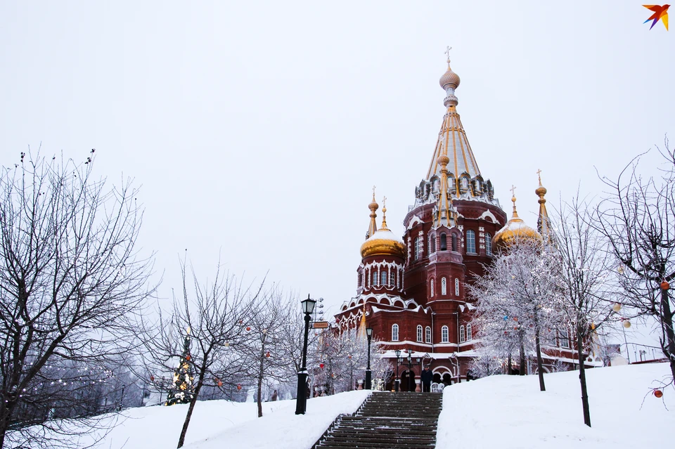 Легкий снежок и вполне комфортная зимняя температура ожидается сегодня в Ижевске