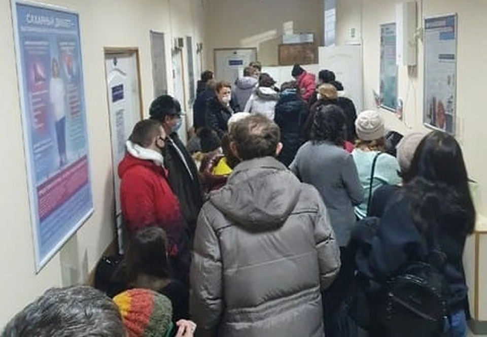 Очередь на Авиастроителей
