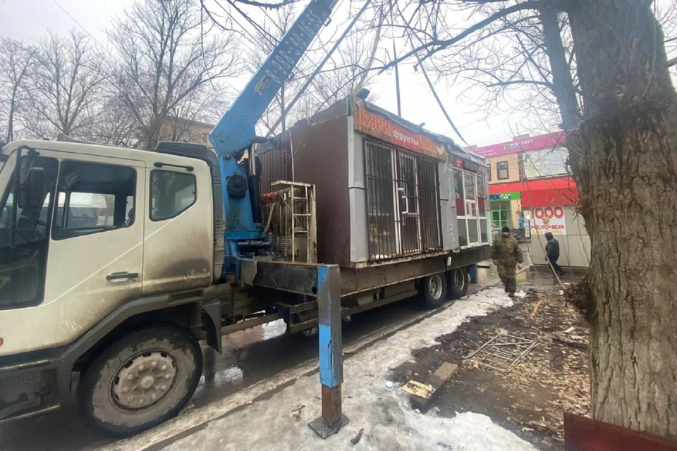 В Ростове снесли 25 незаконных НТО. Фото: администрация Ростова