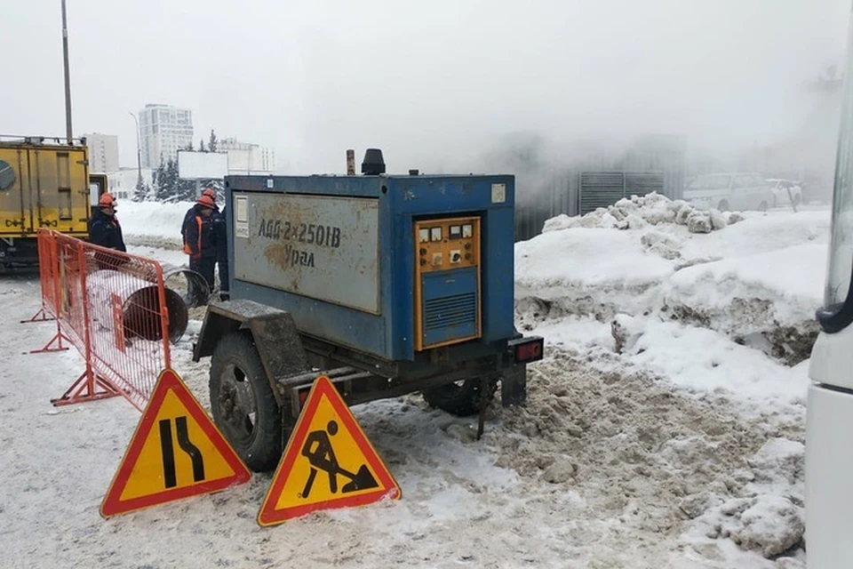 Теплоснабжение ориентировочно будет возобновлено к полуночи.