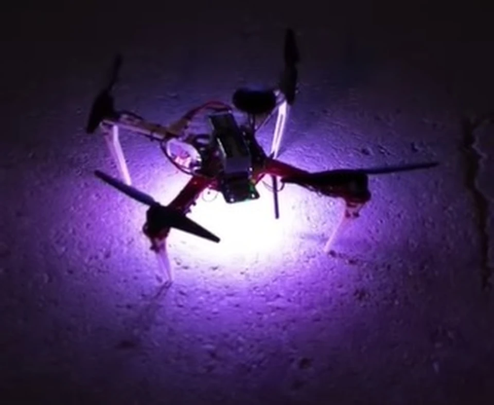 Шоу дронов можно будет наблюдать на расстоянии 5 км / Фото: squadrone.ru
