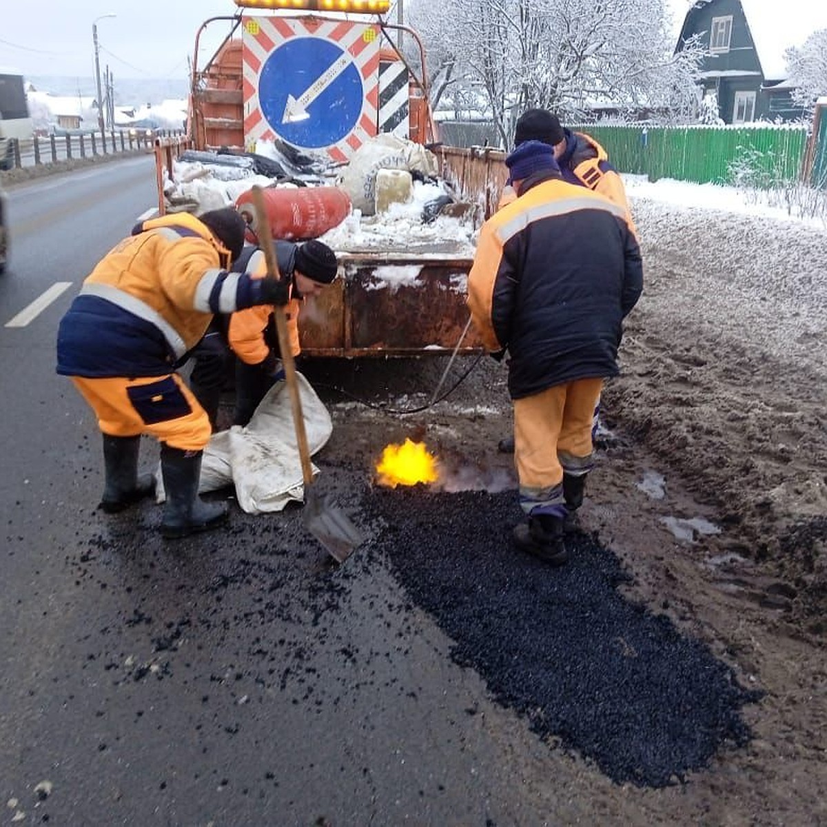 В Покрове трасса М-7 пришла в негодность из-за отсутствия капитального  ремонта - KP.RU