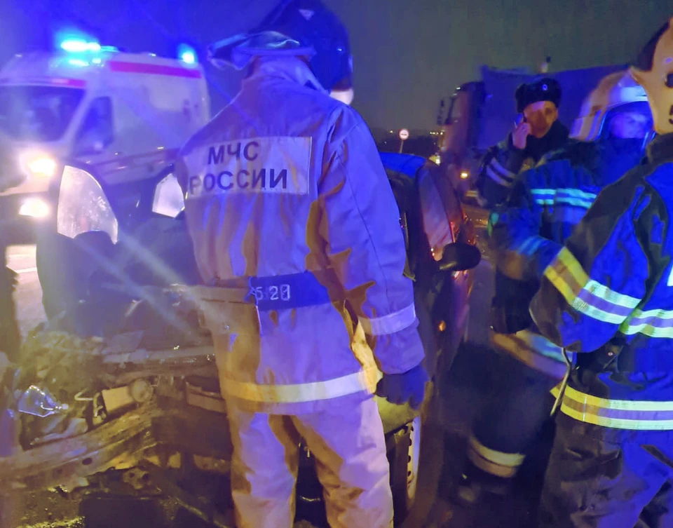 ДТП с грузовиком на федеральной трассе в Тульской области: пострадали три человека
