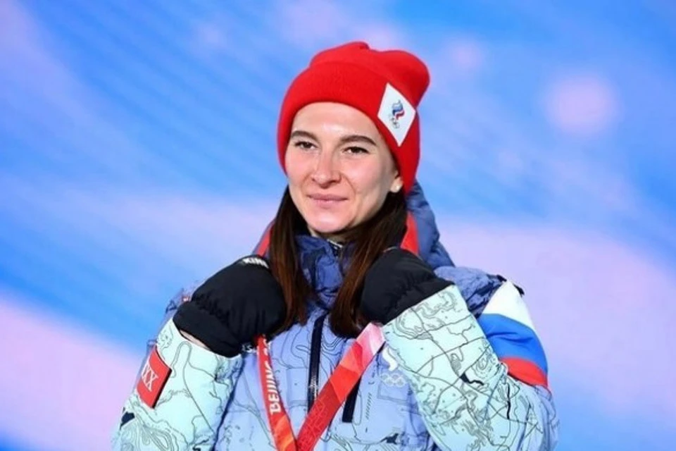Наталья Непряева выиграла очередную медаль на Олимпийских играх в Пекине. Фото: VK/Наталья Непряева