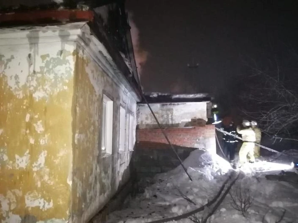 На пожаре в деревне Пещерово под Тулой погибли мужчина и женщина
